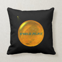 World Peace Throw Pillow