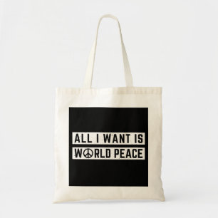 World Peace Tote Bag