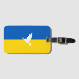 World peace Ukraine Luggage Tag