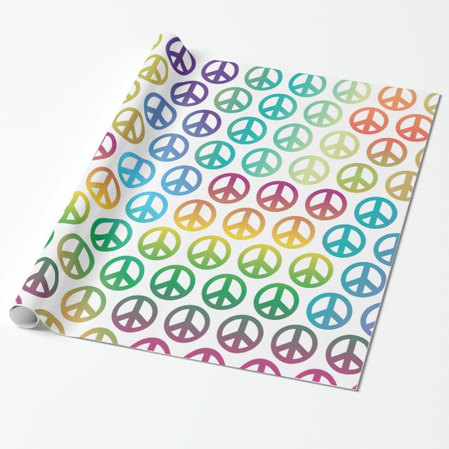 World Peace Wrapping Paper (Unrolled)
