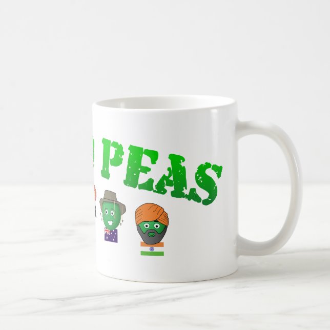 World Peas Coffee Mug (Right)