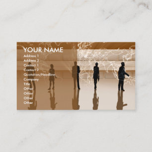 World People Business Card