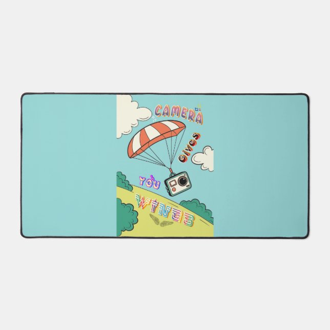 World Photography Day Desk Mat (Front)