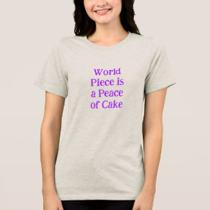 World Piece / Give Piece Tee Shirt
