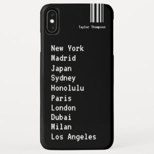 World Places Travel Inspired Custom Case-Mate iPhone Case