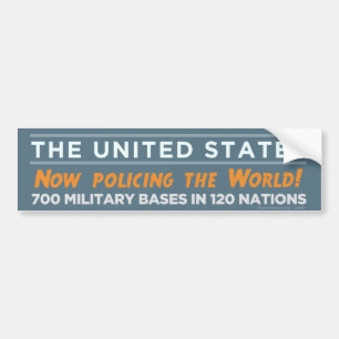 World Police USA Bumper Sticker