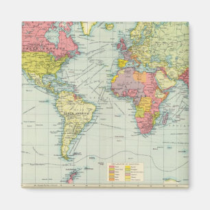 World political Map Magnet