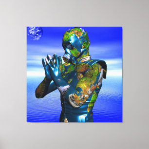 World Pollution Canvas Print