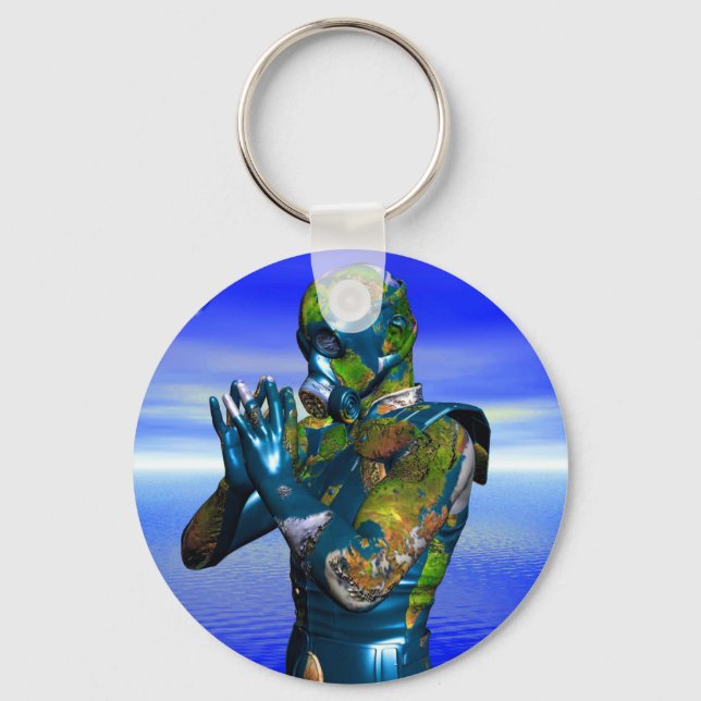 World Pollution Key Ring (Front)