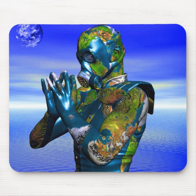 World Pollution Mouse Mat (Front)