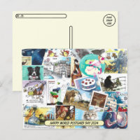 World Postcard Day - Misc Postage Stamps Postcard