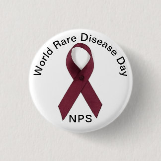World Rare Disease Day, NPS 3 Cm Round Badge