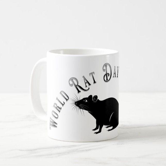 World Rat Day Coffee Mug (Front Left)