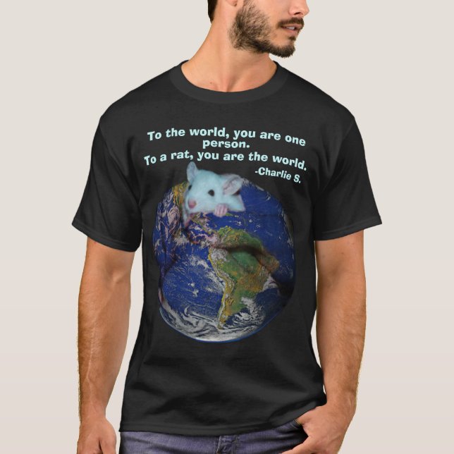 World Rat Shirt (dark) (Front)