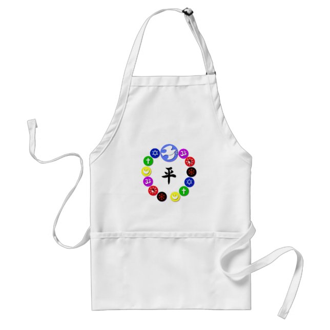 World Religion Symbols Standard Apron (Front)