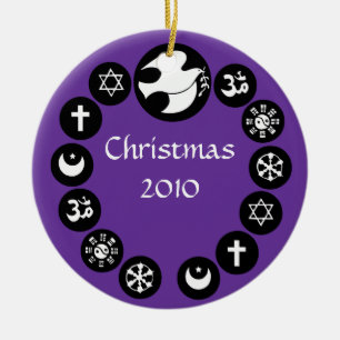 World Religions Holiday Ornament