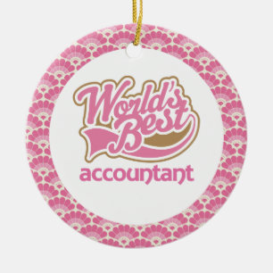 World’s Best Accountant Gift Ornament