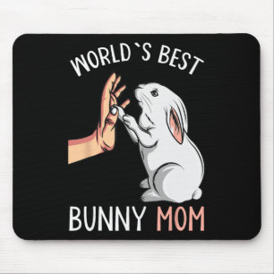 World´s Best Bunny Mum Rabbit Love Easter Girls Wo Mouse Mat
