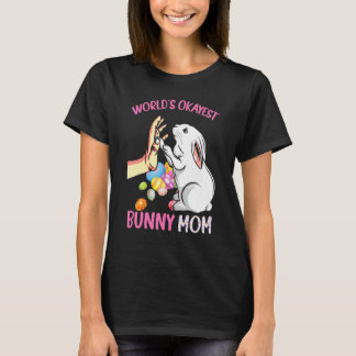 World´s Best Bunny Mum Rabbit Love Easter Girls Wo T-Shirt