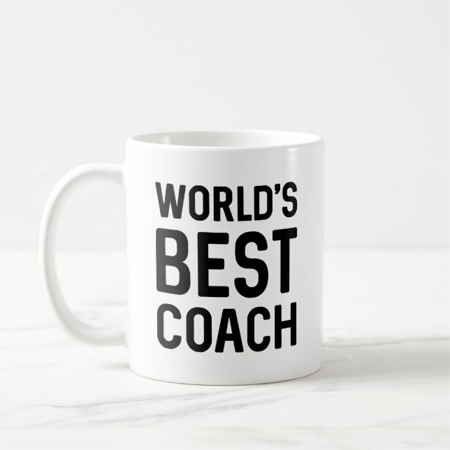 World’s Best Coach Coffee Mug (Left)