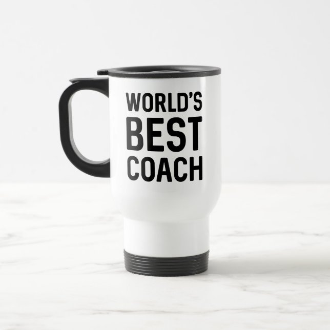 World’s Best Coach Travel Mug (Left)