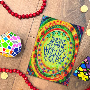 “World’s  Best Dad Belongs to Me!” Inspirivity Card