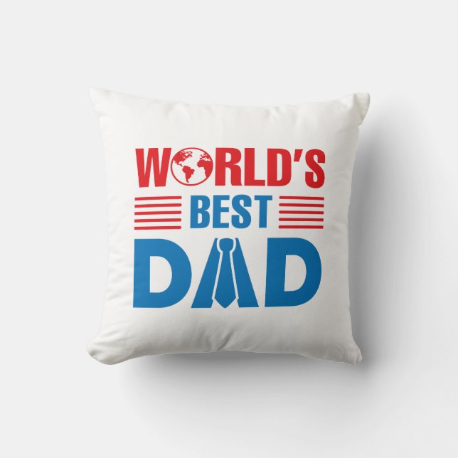 World’s Best Dad Cushion (Front)