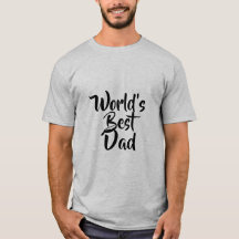 World’s Best Dad Father’s Day Grey