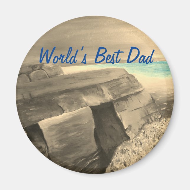 World’s Best Dad Magnet (Front)