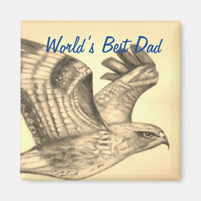 World’s Best Dad Magnet (Front)