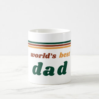 World’s Best Dad Mug | Retro 70s Father’s Day Gift