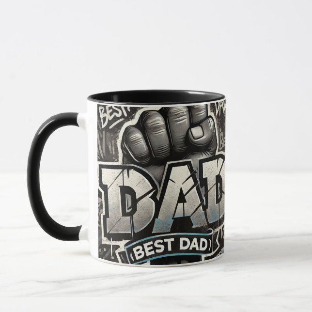 "World’s Best Dad, One Sip at a Time" Mug (Left)