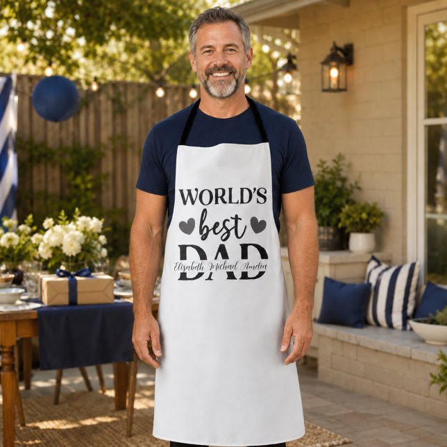 World’s Best Dad Personalised Apron (Creator Uploaded)