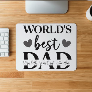 World’s Best Dad Personalised Mousepad