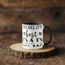 World’s Best Dad Personalised Mug