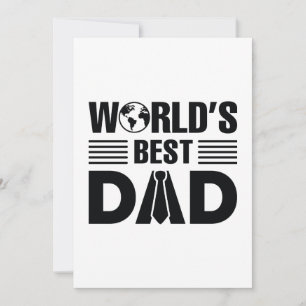 World’s Best Dad Thank You Card