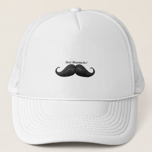 World’s Best Desi Moustache – Waxed & Braided  Trucker Hat
