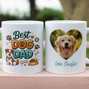 World’s Best Dog Dad   Custom Father’s Day Coffee Mug