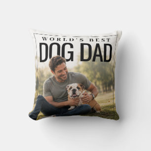 World’s Best Dog Dad PhotoPop Cushion