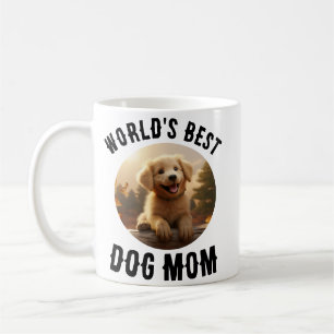 World’s Best Dog Mom   Custom Pet Photo Frame Mug