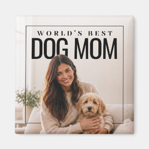 World’s Best Dog Mum PhotoPop Magnet