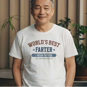 World’s Best Father Funny Personalised  T-Shirt