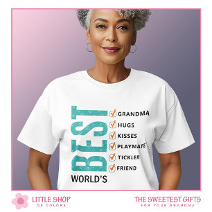 World’s Best Grandmother Checklist T-Shirt
