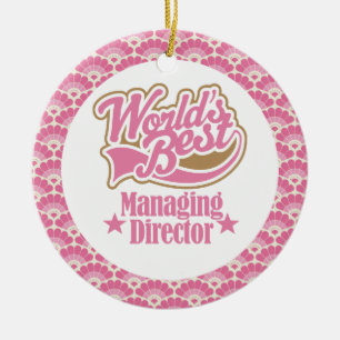 World’s Best Managing Director Gift Ornament