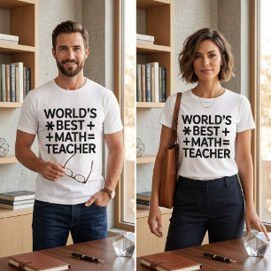 World’s Best Math Teacher Tee