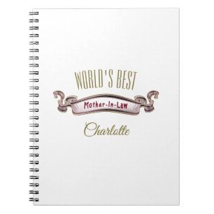 World’s Best Mother-in-Law Notebook