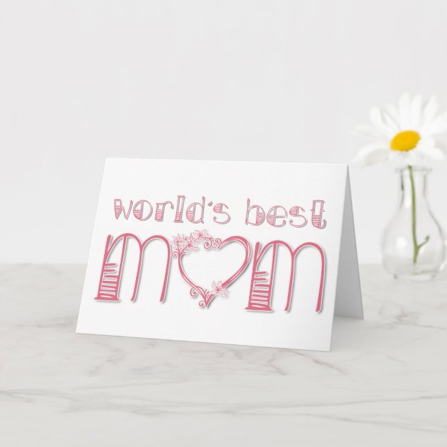 World’s Best Mum Card (Small Plant)