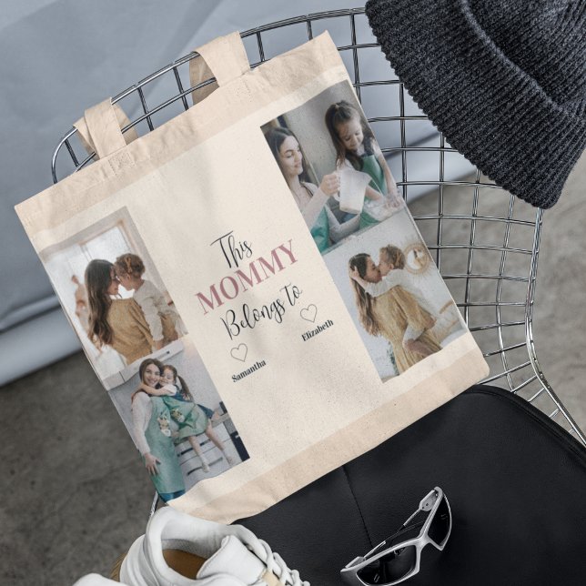 World’s Best Mum – Heart Photo & Custom Text |  Tote Bag (Creator Uploaded)