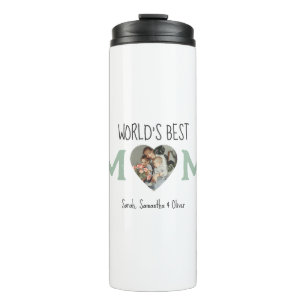 World’s Best Mum – Photo Collage Gift    Thermal Tumbler