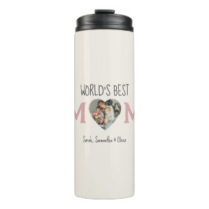World’s Best Mum – Photo Collage Gift    Thermal Tumbler